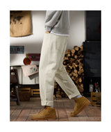 men classic fashion vintage loose casual plus size 28 42 ankle length white soft denim jeans pant cityboy harem jeans trousers unique jeans style 2096