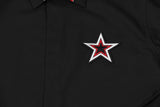 New 2021 Luxury Men Classic Embroidered stars stripes Ribbon Fashion Cotton Casual Shirts Shirt High Quality Short Sleeves A118