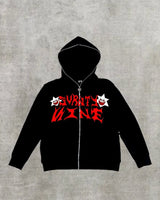 Y2K Womens Mens Hoodies Clothing Long Sleeve Pullover Zip Sweatshirt S
