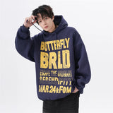 Oversized Urban Half Zip Hoodie – American Street Mottled Letter Print Hoodies For Men 2024 New Hip Hop Fashion Hooded Sweatshirt Couple Y2K Vintage Hoodie | Zip Knit Drop #155