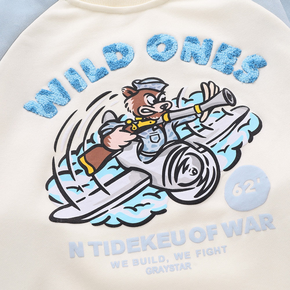 "Wild Ones" Unisex Men Women Streetwear Graphic Sweatshirt Daulet Apparel