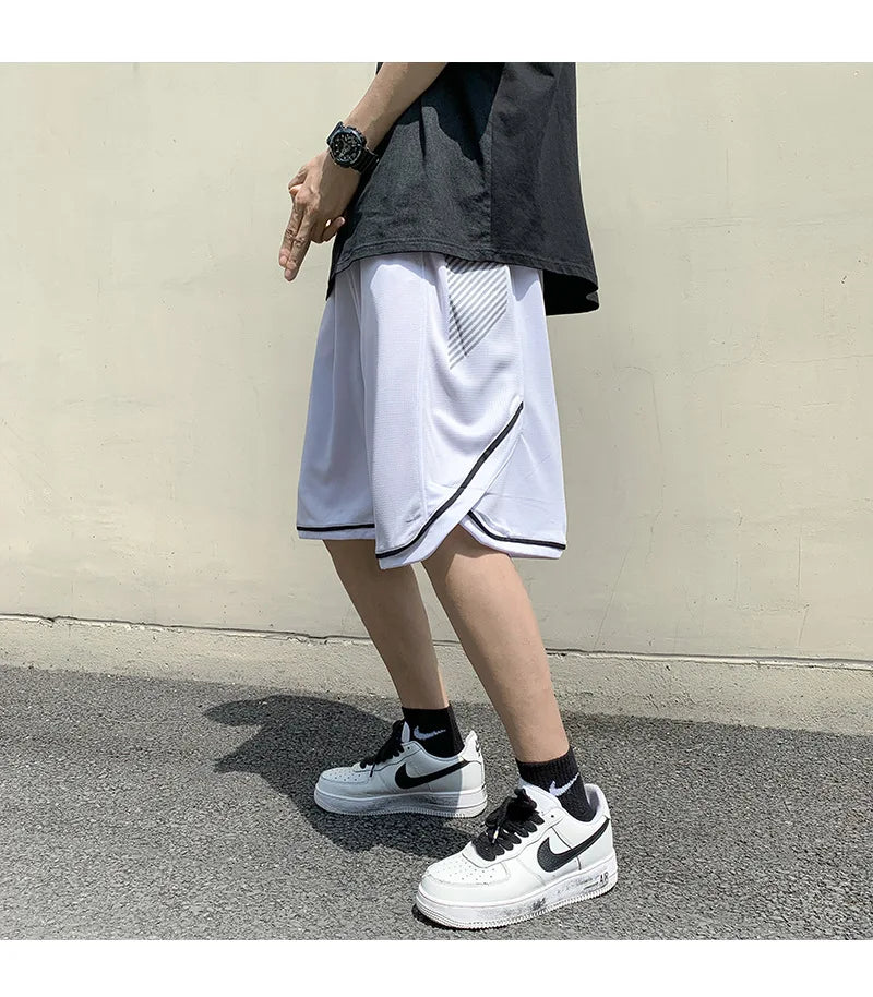 2023 summer new fashion shorts men loose pants shorts korean version all match casual sports pants men boutique clothing unique shorts style 3775
