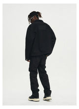leather varsity coat, fall winter style, men's streetwear fashion, oversized urban jacket, high quality cold-weather coat