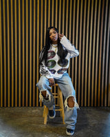 Y2K Firecore T-Shirt – Trap Bag Crown Print with Urban Vibe