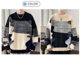 varsity graphic knit, unisex street look, trendy streetwear apparel for men and women