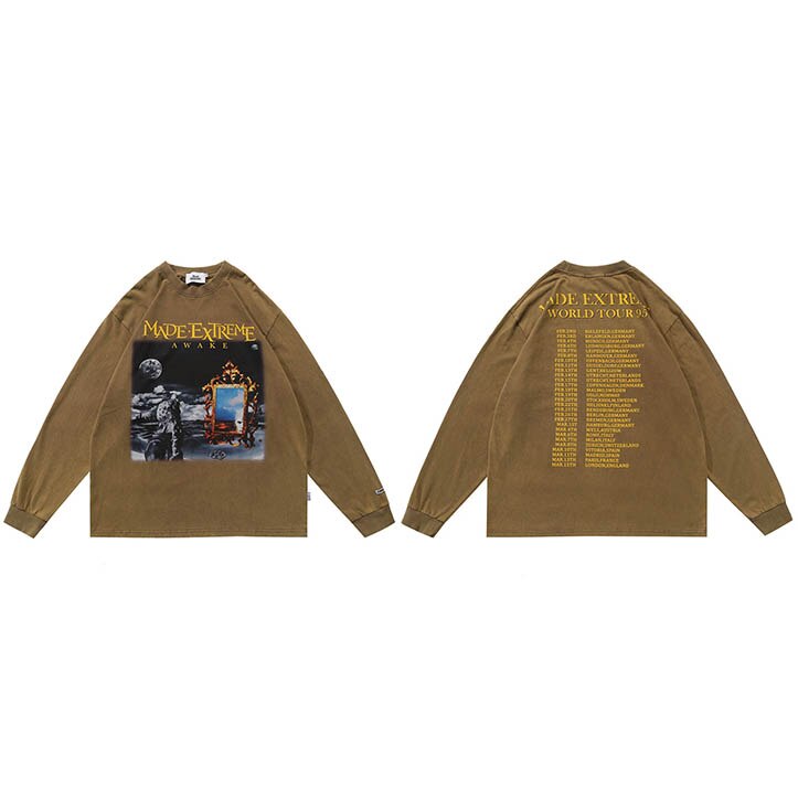 "Magic Mirror" Unisex Men Women Streetwear Graphic Sweatshirt Daulet Apparel
