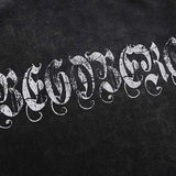 Winter Washed Cotton Hoodies Gothic Letter Print Hooded Vintage Landsc