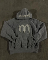 2024 Y2K Street Fashion Loose Hoodie Retro Letter Embroidery Oversized