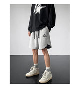 Korean fake two-piece sports basketball shorts men summer American fashion brand high street versatile couple retro sweatpants