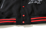 Urban zip-up parka hooded streetwear graffiti