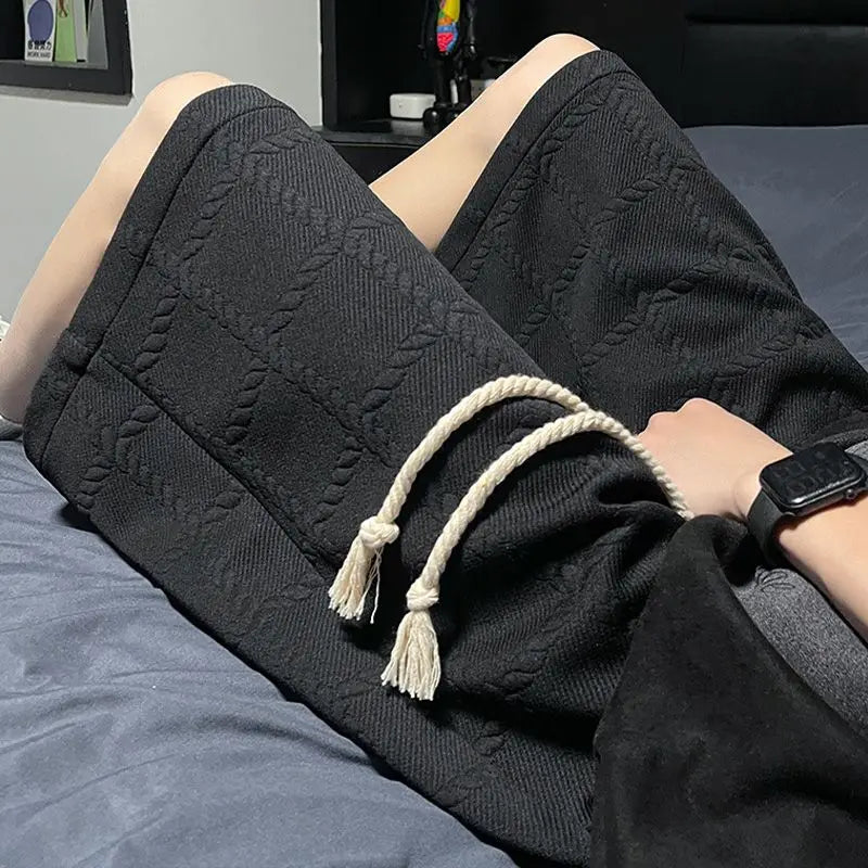 korean style niche casual shorts men summer workwear five point pants design trendy brand loose couple style retro sports pants unique shorts style 2182