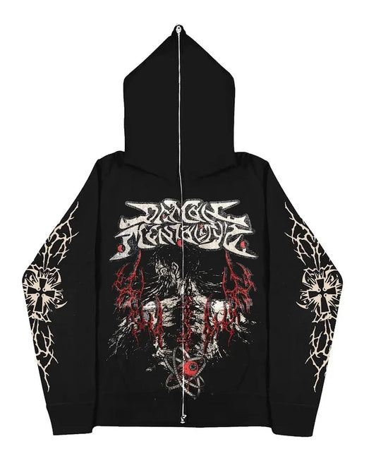 Y2K Womens Mens Hoodies Clothing Printing Long Sleeve Pullover Sweatshirt