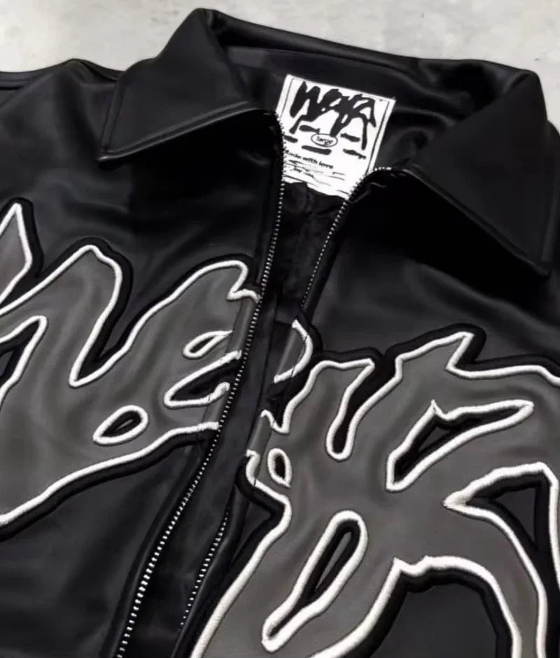 Bold Graphic Bomber Streetwear Photo-Ready Jacket