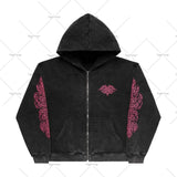 Red Leather Varsity Jacket Unisex Style