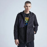 Streetwear bomber oversized hooded graffiti nan