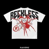 Skatercore Chrome logo – Harajuku Oversized T Shirt With New Gothic Devil Angel Lette