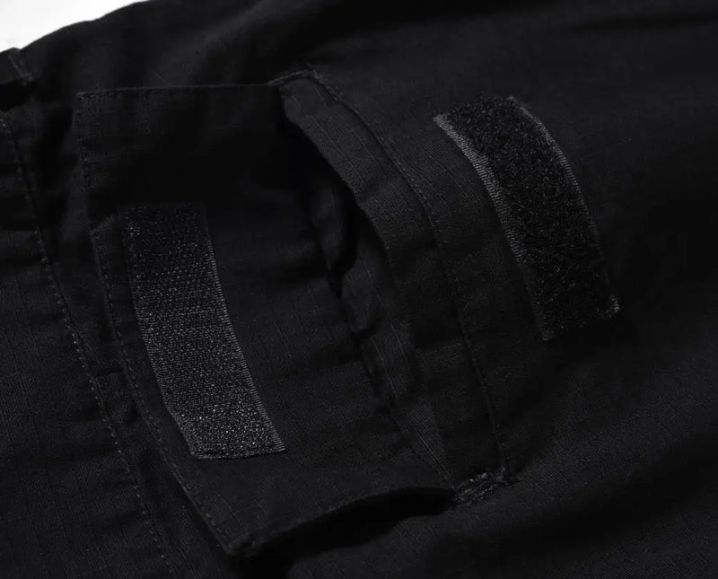 american streetwear zipper cargo straight trousers two different wearing washed detachable multi pocket mens balck tactical pant unique cargo style 1840