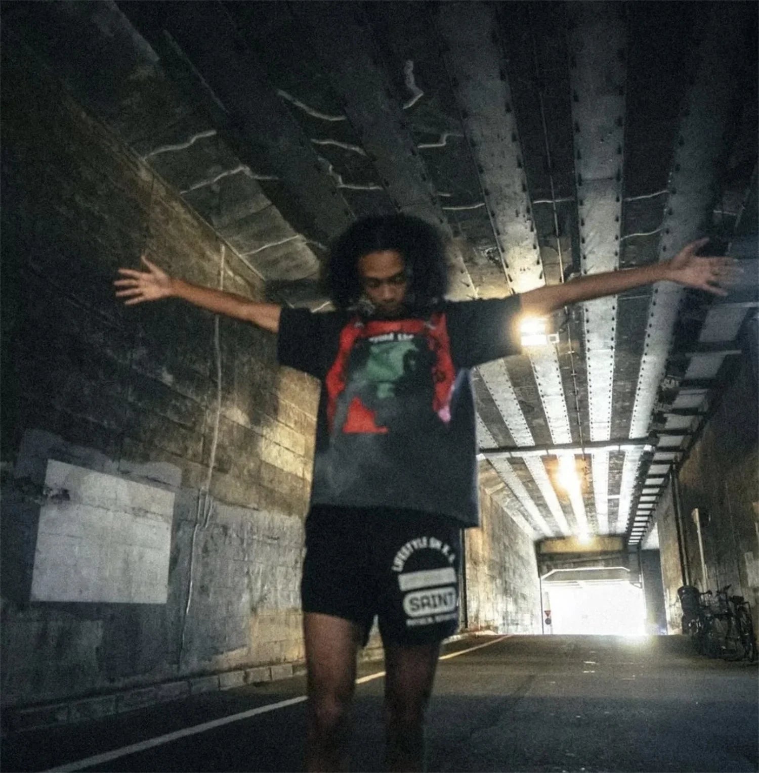 anime graphic tee featuring new summer 24ss vintage retro portrait printing high street cotton casual loose tops t shirt pullover