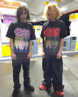 Skatercore Oversized shirt – Hip Hop Streetwear Cotton Short Sleeve Tops New Goth Style T