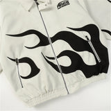 Fleece bomber oversized hooded urban nan
