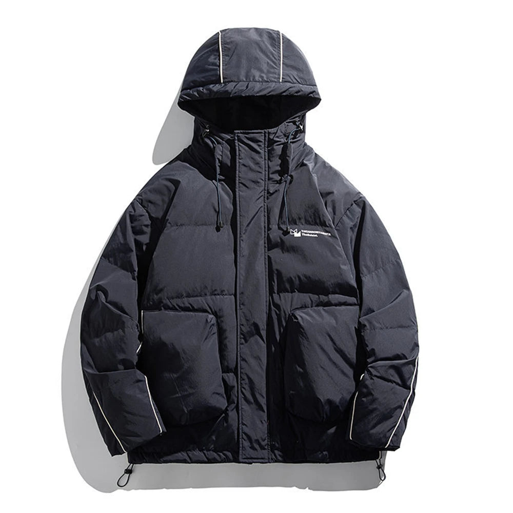 Men's Down Jackets 2023 Winter Outdoor 90% White Duck Down Jacket Warm Coat For Men Thick Outwear Hip Hop Streetwear
