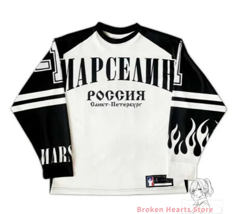 Vaporwave Vintage print – Casual Fashion Harajuku Y2K Hip Hop Sprots Long Sleeves T Sh