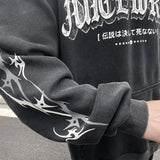 skatercore melting smiley featuring rainbowtouches man oversized hoodie vintage hip hop fashion printing cool stuff in the winter occident style clothes streetwear