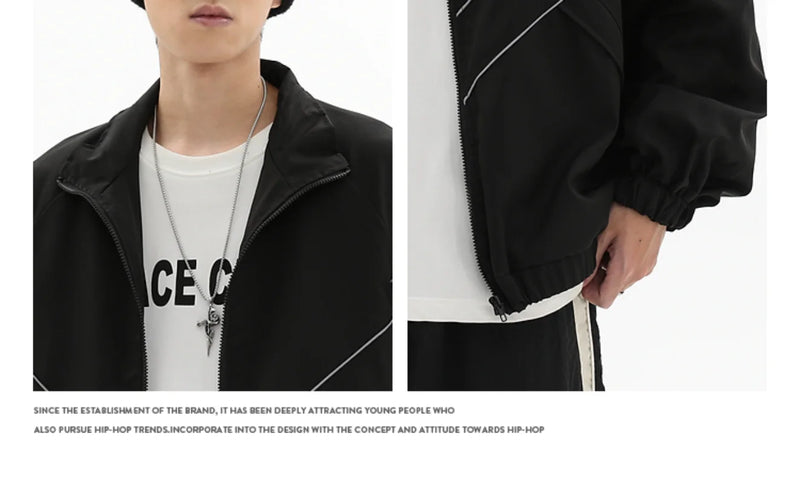 checkered streetwear jacket, daily essential, for men, fall streetwear outfit, oversized style, layered fashion, modern aesthetic