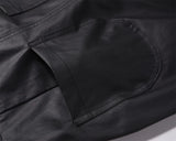 men japanese streetwear fashion vintage hip hop punk gothic cleanfit black coated flare pant man trousers unique default style 1383