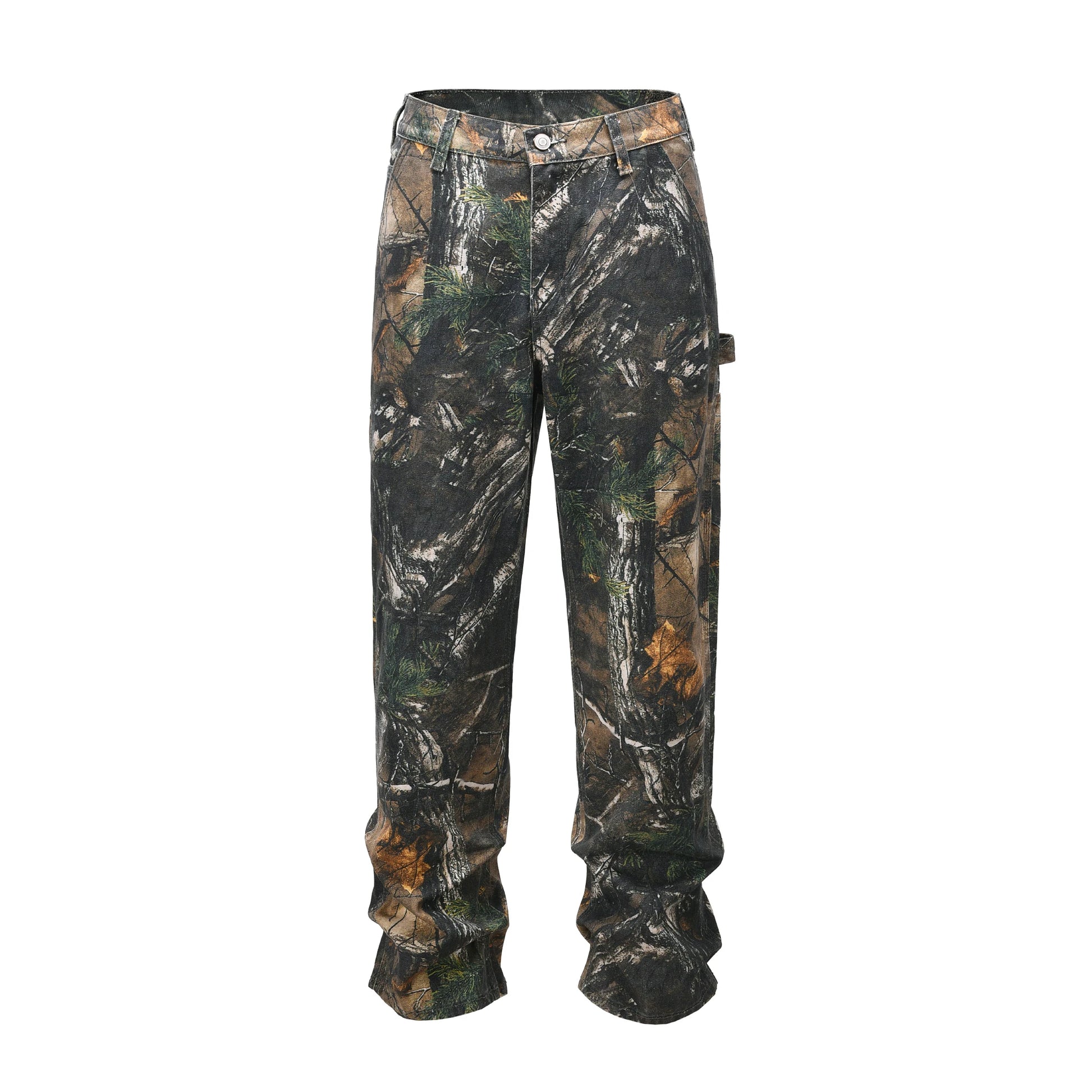 european and american tree grain camouflage jeans mens slim fitting splashing ink trendy hip hop tapered denim pants camou jeans urban skinny jeans