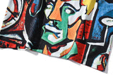 Dark Icon Graffit Hawaiian Shirt Men Vintage Street Men's Shirts Summer Beach Holiday Male Shirt Blouse