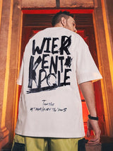 Y2k Angelcore design – Summer Letter Printed Oversized T Shirt Men Hip Hop Fashion