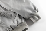 Urban Grunge Double-Layer Hoodie – Leather Texture Streetwear