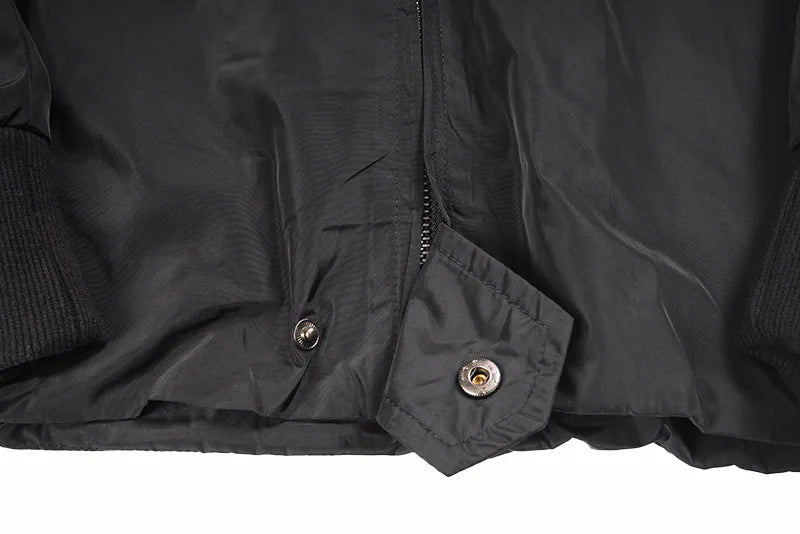New 2022 Warm Winter Luxury Men Embroidered leopard Zipper Casual Mess Inside Windbreaker With Hoody Trench Jackets Coat #A457