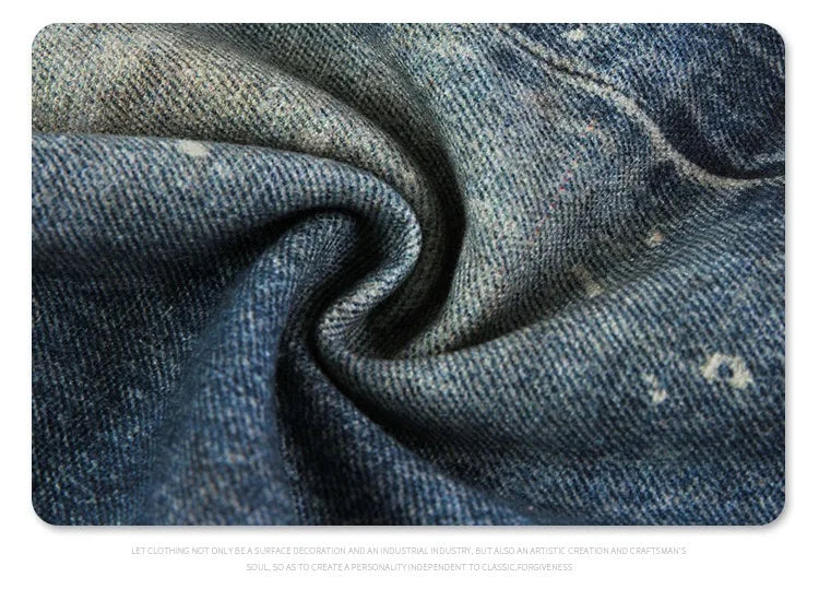 Graffiti splash ink paint baggy jeans