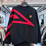 Tactical urban techwear hoodie with LED-inspired graphics