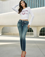 retro gothic y2k style straight leg jeans women harajuku embroidered casual street denim pants fashion new high waist trouser vintage washed jeans