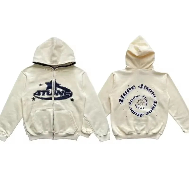 Y2K Autumn Winter Female Hoodie Letter Long Sleeve Sweatshirts Gothic