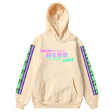 Men Hip Hop Hoodie Sweatshirt Drunk Illusion Chinese Character Hoodie