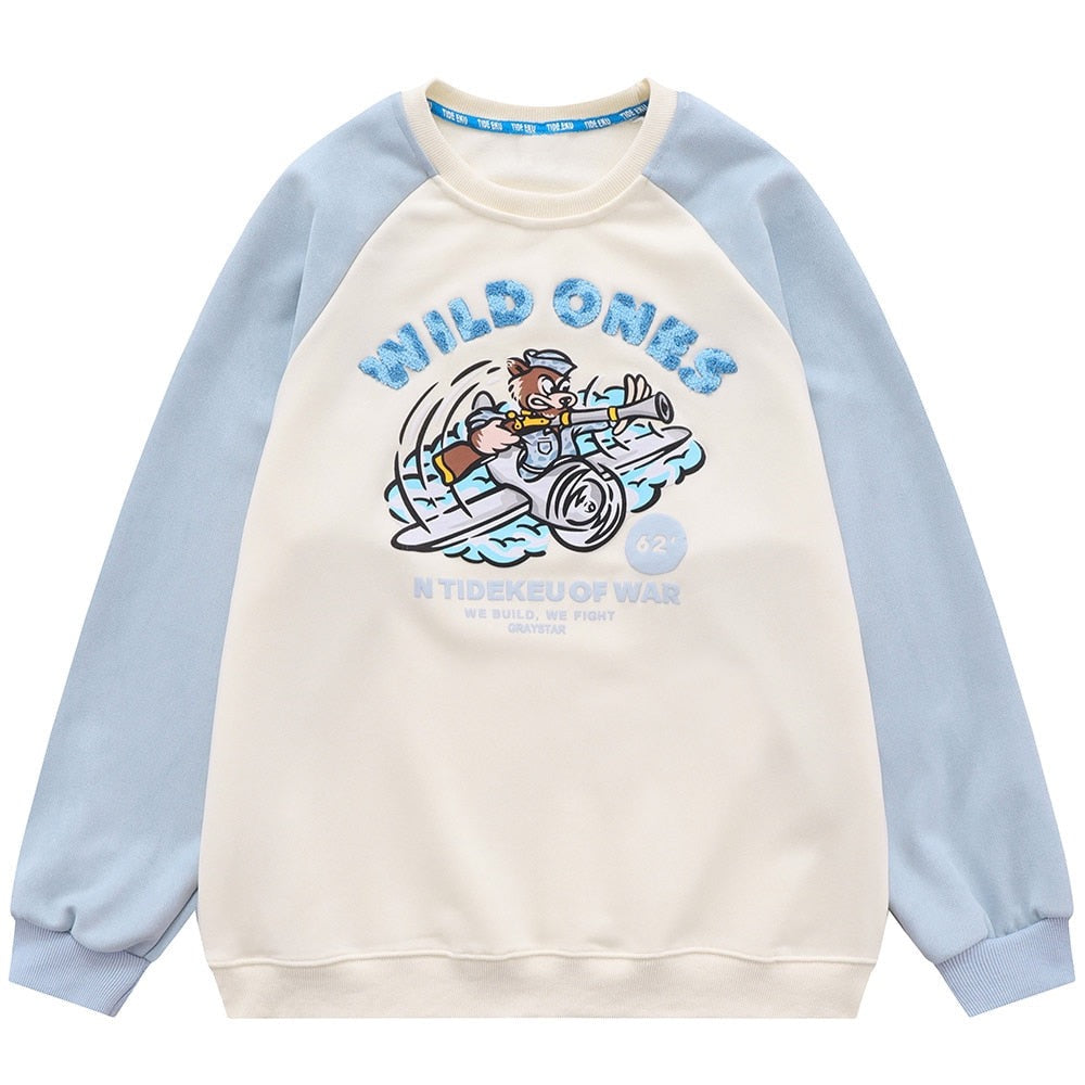 "Wild Ones" Unisex Men Women Streetwear Graphic Sweatshirt Daulet Apparel