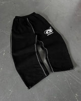 2024 new fashion trend letter embroidery pattern high waist sports pants mens y2k street hip hop harajuku jogger overalls urban active pants