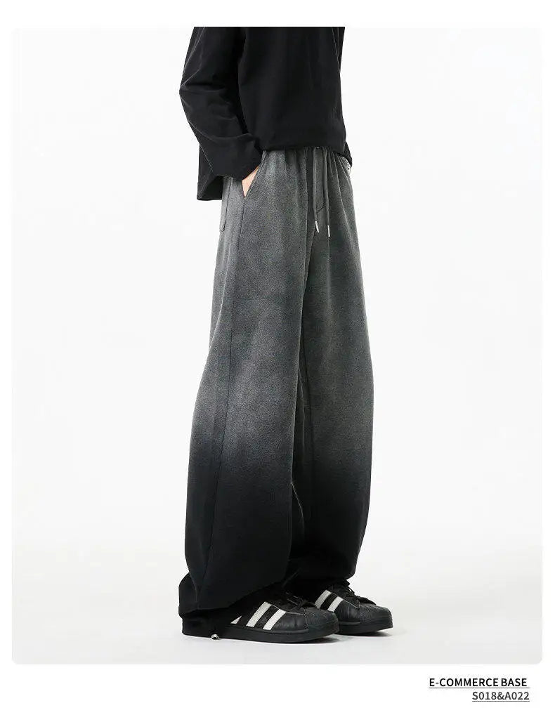 gradient sport pant men women loose casual streetwear fashion hip hop track jogger sweatpants couple plus size trousers unique joggers style 1657