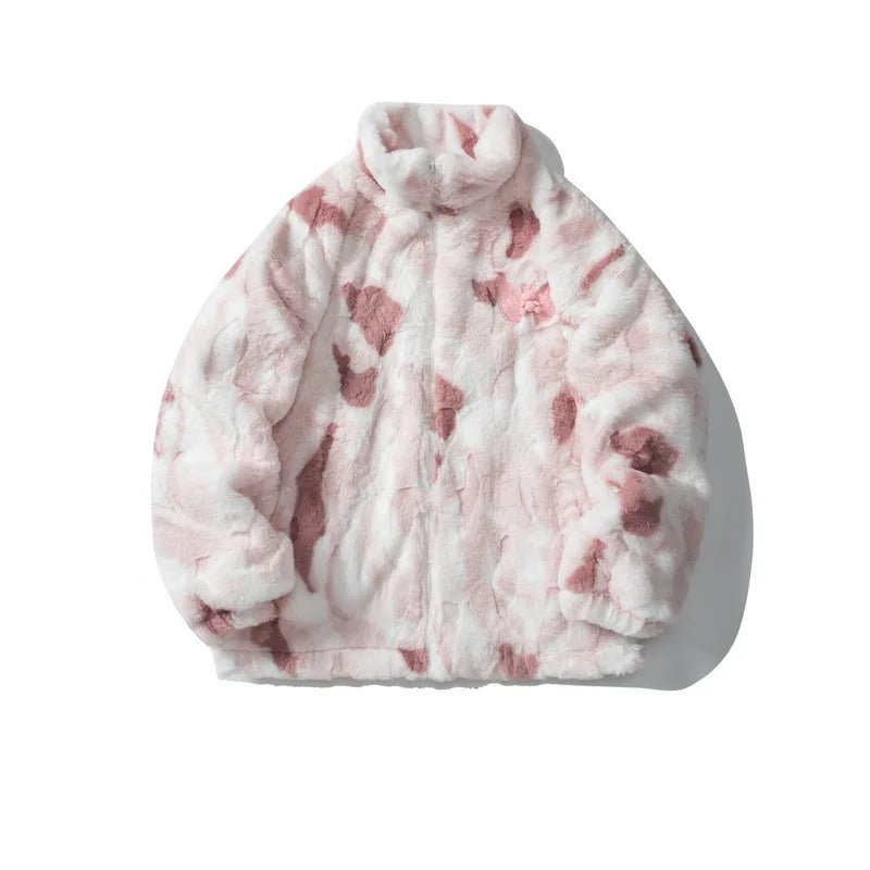 urban streetwear print essential hip-hop-faux-fur-fleece-winter-jacket-streetwear-tie-dye-fuzzy-fluffy-thicken-warm-coats-harajuku-casual-coat-parkas hop hip 20bfb0 unisex casual image design premium wear graphic fashion high style fit oversized quality style material - everyday streetwear design ID c51e6