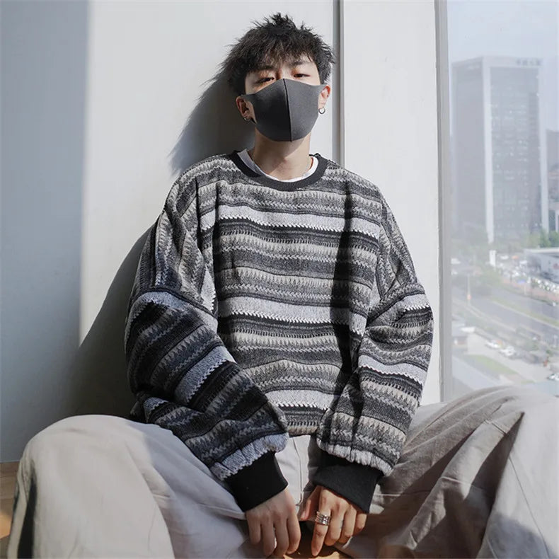 techwear flame hoodie, cold season outfit, unisex oversized techwear hoodie for men street style
