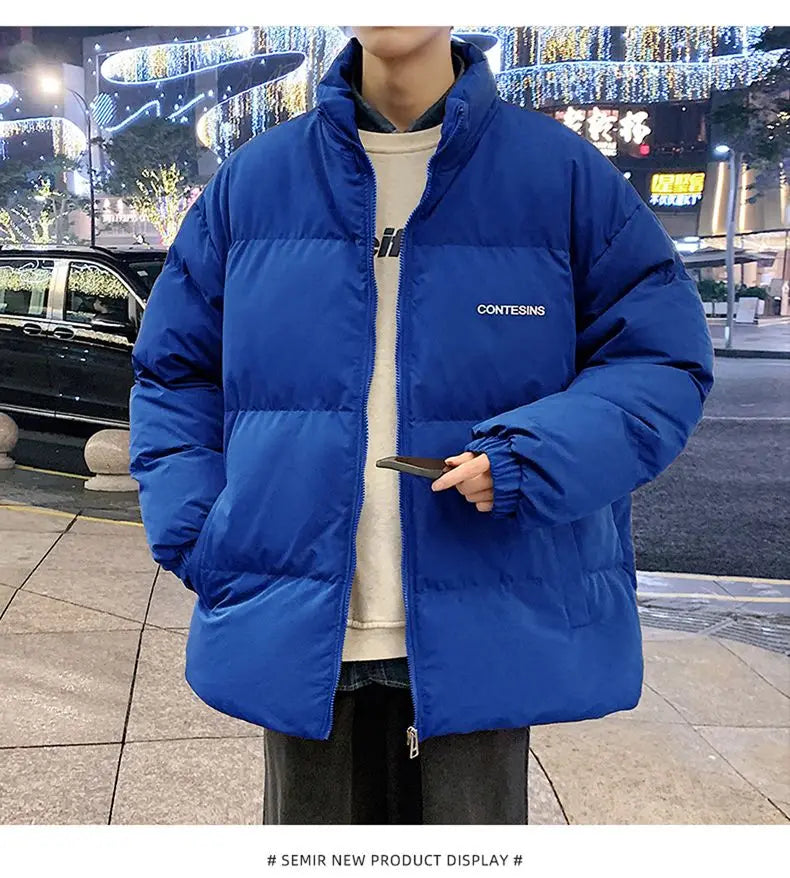 Autumn And Winter Thickened Cotton Coat Students 2024 New Down Cotton