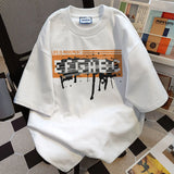 Trapwear Aesthetic piece – Summer Men And Women Hip Hop Trend Personalized Letter Print