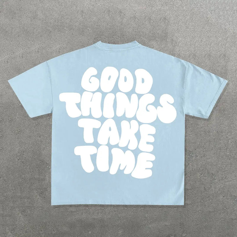 Skatecore Streetwear Tee – Tag Font Graphic with Flame Accent