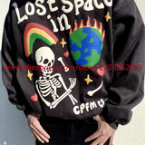 Autumn Winter New American Heavy Duty Vintage Hoodie Long Sleeve High