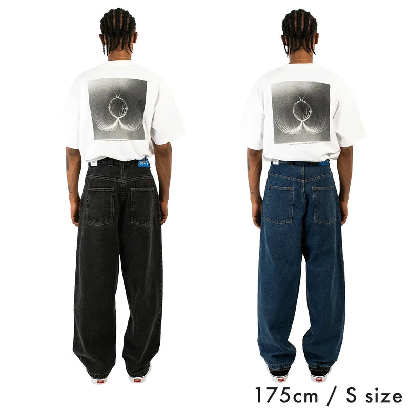 harajuku polar big boy baggy jeans y2k gothic pants graphic embroidery japanese streetwear jeans vintage mens wide trousers unique jeans style 241