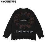 fire graphic sweater, 2025 fashion trend, cozy fashion fit, stylish street outfit, modern aesthetic appeal